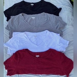 Old navy T-shirts pack of 4 in Large Tall